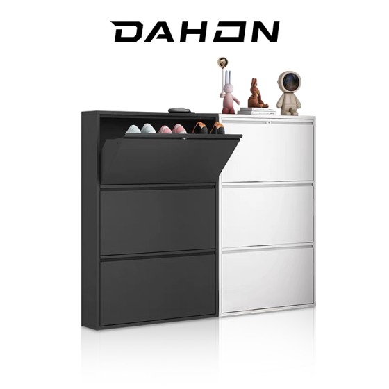 DAHON Ultra-Thin Steel Shoe Cabinet (Tilt-Out Style) — Space-Saving, Sturdy, and Durable
