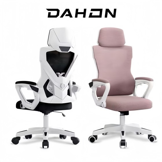 DAHON Y02 Ergonomic Chair with Adjustable Lumbar Support Headrest Armrest Office Gaming Study